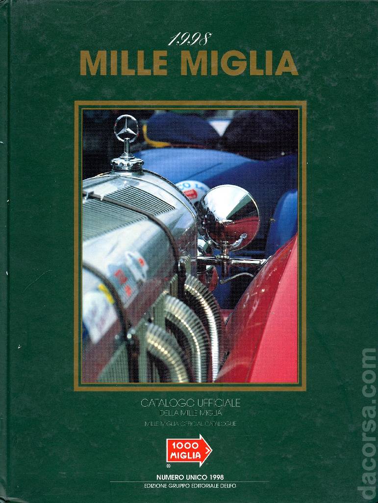 Cover of Catalogo Ufficiale della Mille Miglia 1998 issue 1998, Mille Miglia Catalogo Ufficiale