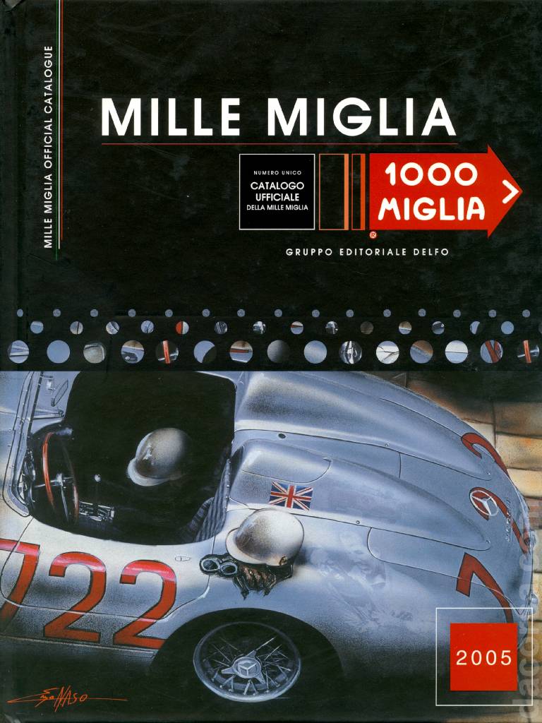Cover of 1000 Miglia Catalogo Ufficiale issue 2005, Mille Miglia Catalogo Ufficiale