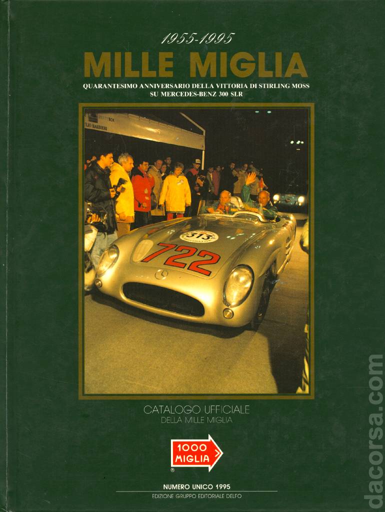 Cover of Catalogo Ufficiale della Mille Miglia 1995 issue 1995, Mille Miglia Catalogo Ufficiale