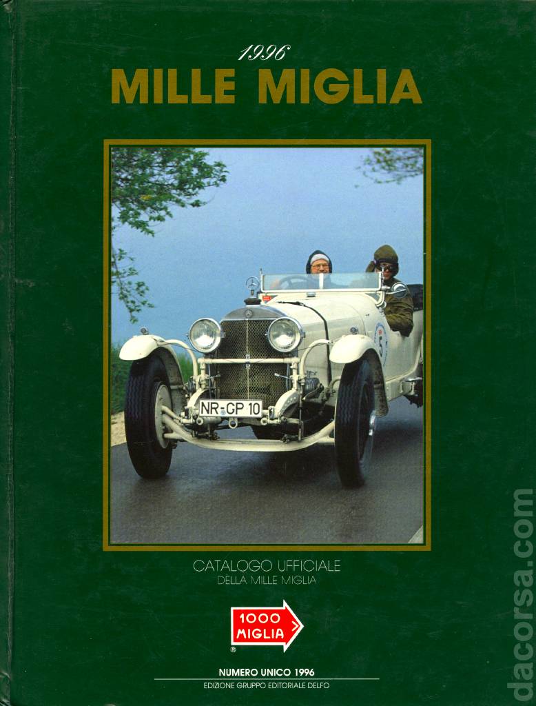 Cover of Catalogo Ufficiale della Mille Miglia 1996 issue 1996, Mille Miglia Catalogo Ufficiale