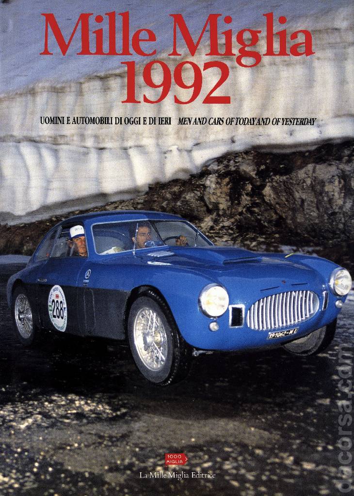 Image representing Mille Miglia 1992, La Mille Miglia Editrice