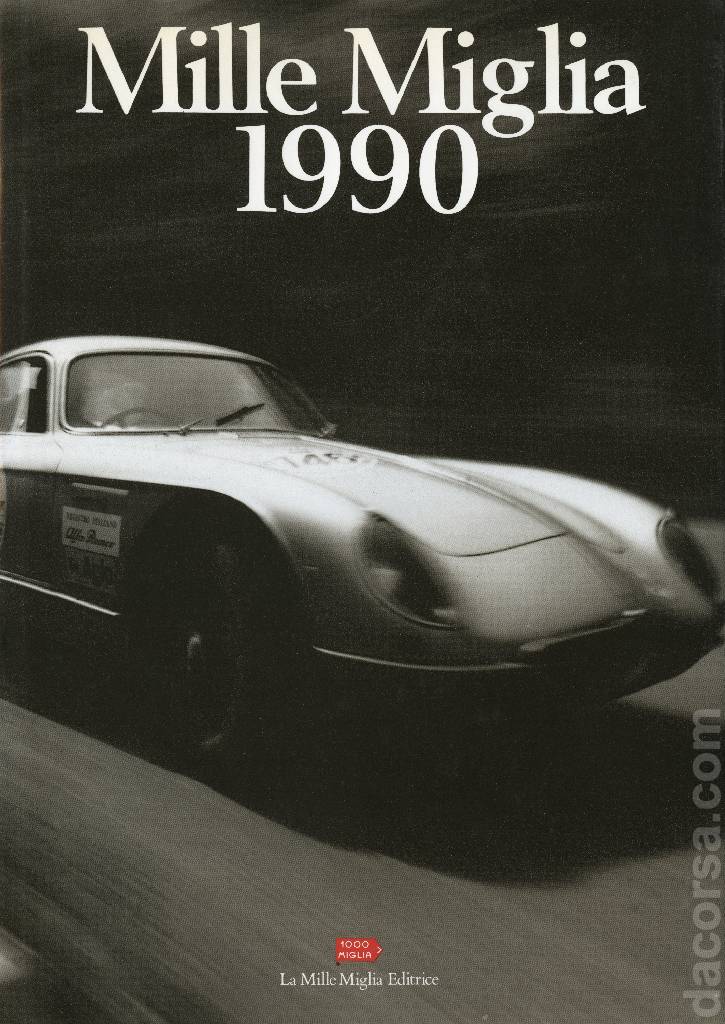 Cover of Mille Miglia 1990, La Mille Miglia Editrice