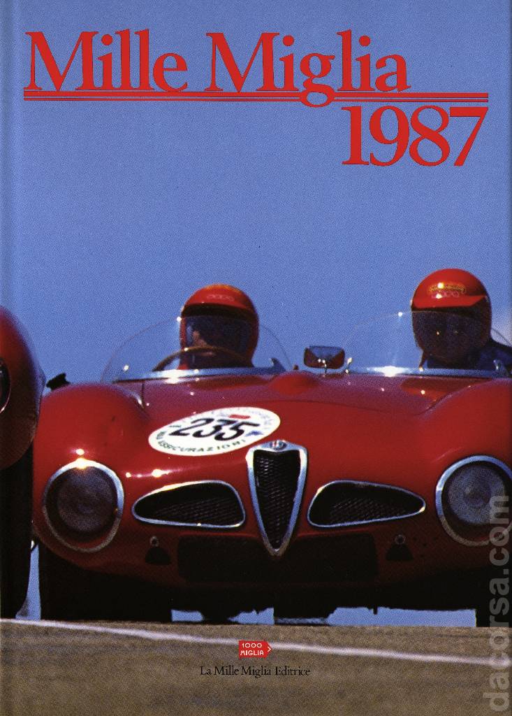 Cover of Mille Miglia 1987, La Mille Miglia Editrice