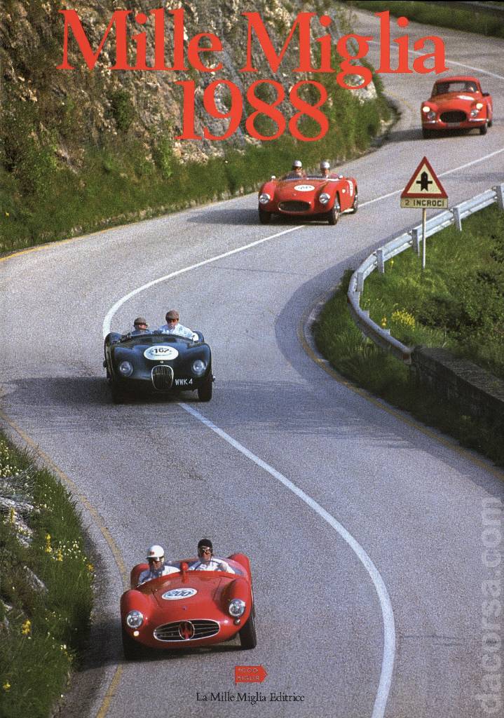 Cover of Mille Miglia 1988, La Mille Miglia Editrice