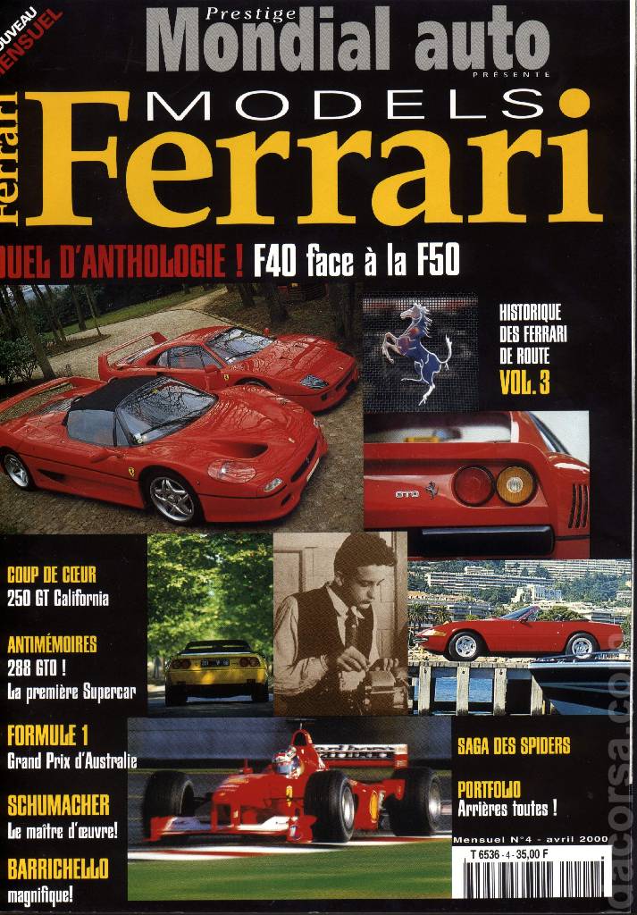 Image for Ferrari Models (April 2000) issue 4