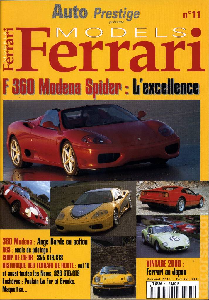 Image for Ferrari Models (Fevrier 2001) issue 11