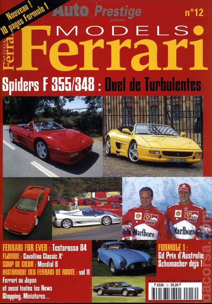 Image for Ferrari Models (Mars 2001) issue 12