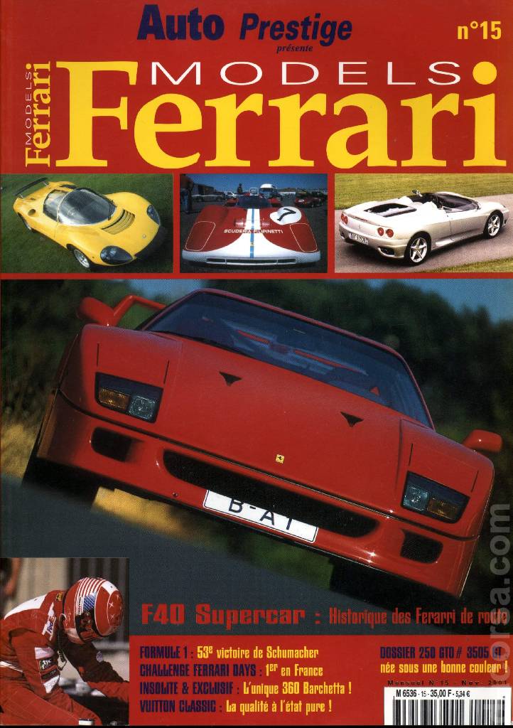 Image for Ferrari Models (Novembre 2001) issue 15
