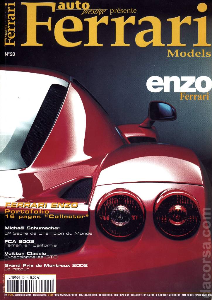 Image for Ferrari Models (Juillet / Aout 2002) issue 20