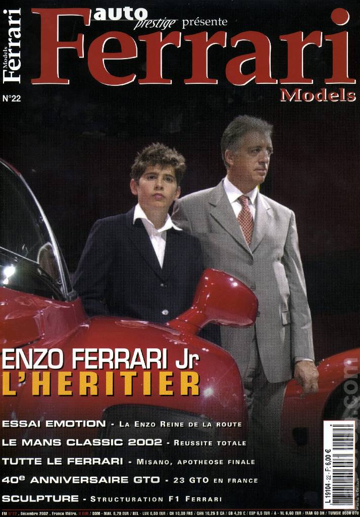 Image for Ferrari Models (Decembre 2002) issue 22