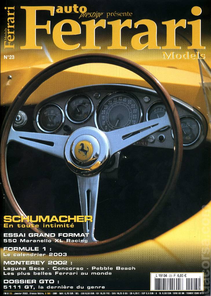 Image for Ferrari Models (Janvier 2003) issue 23
