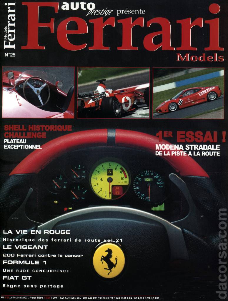 Image for Ferrari Models (Juilliet / Aout 2003) issue 25