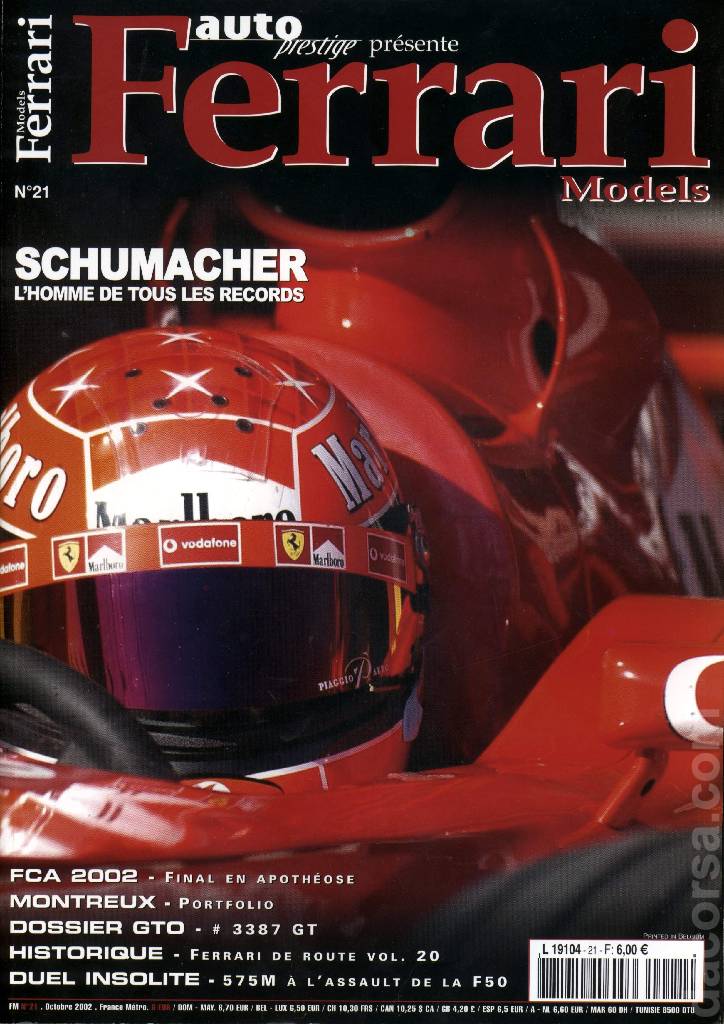 Image for Ferrari Models (Octobre 2002) issue 21