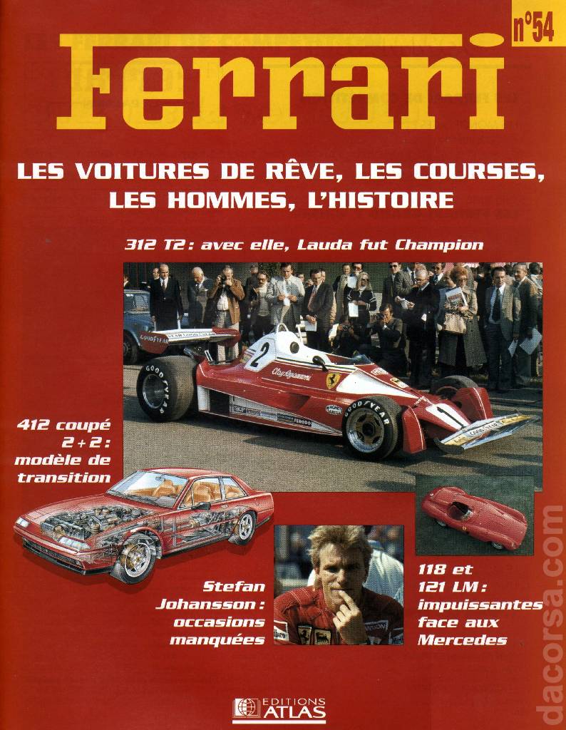 Cover of Ferrari La Passion issue 54, %!s(<nil>)