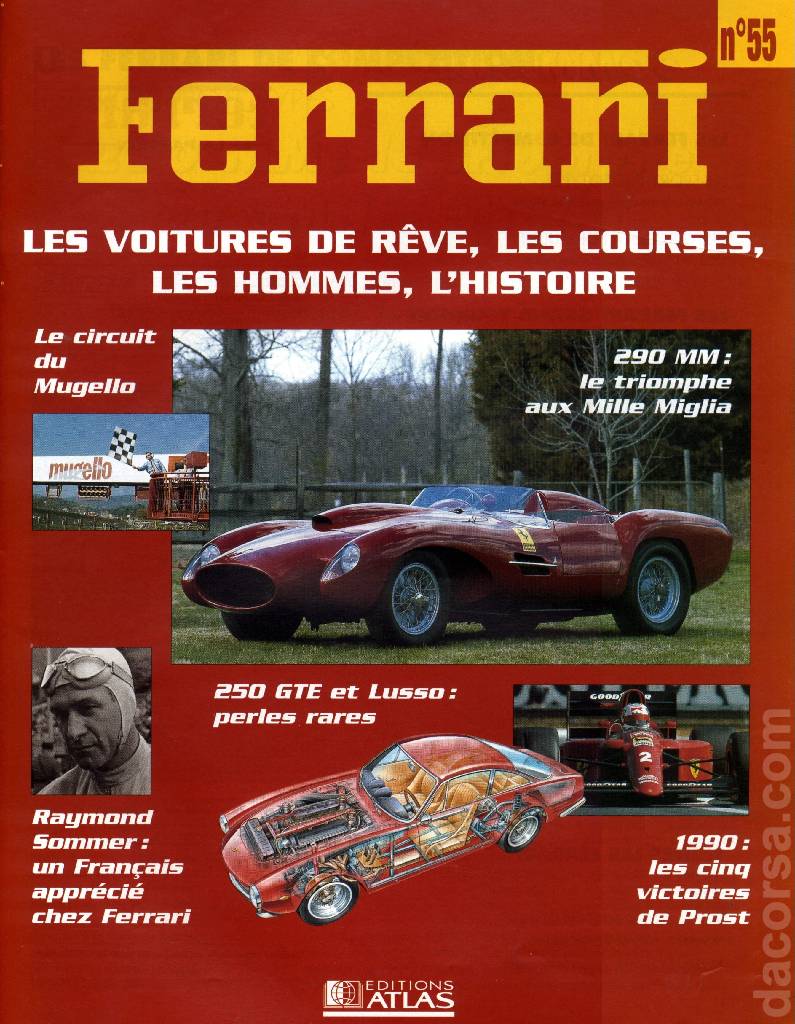 Cover of Ferrari La Passion issue 55, %!s(<nil>)