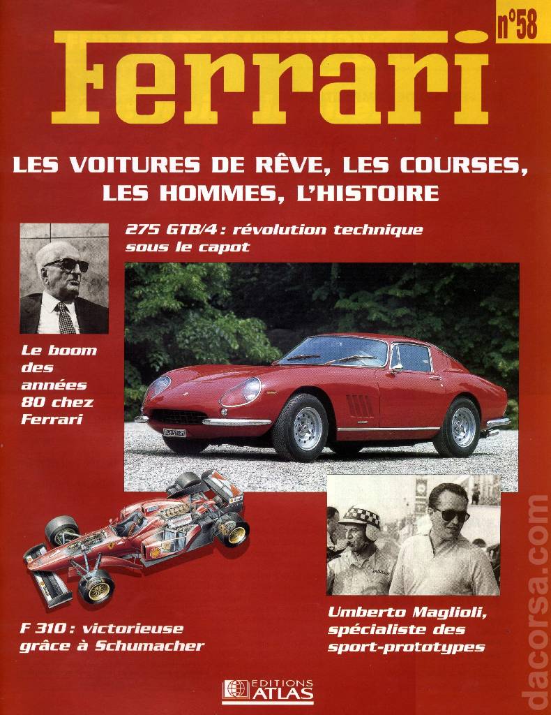 Cover of Ferrari La Passion issue 58, %!s(<nil>)