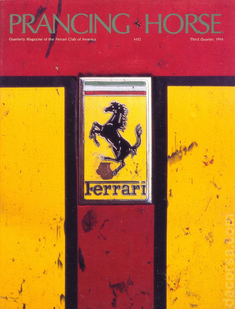 Cover of Prancing Horse issue 112, no. 112 - third quarter 1994