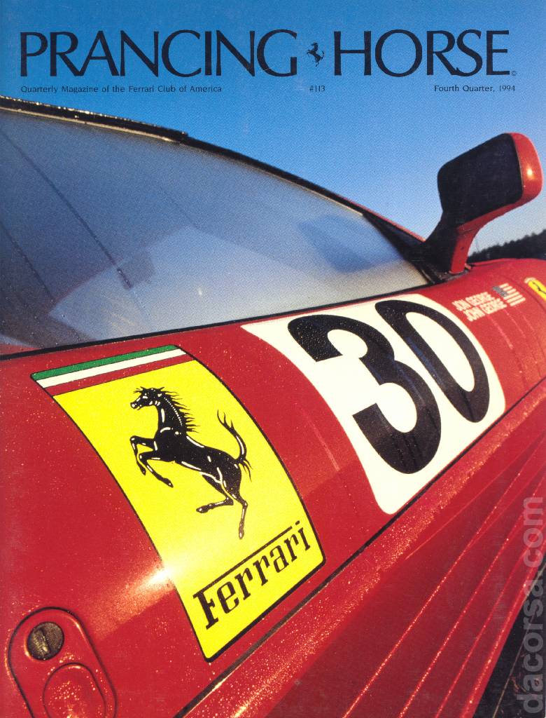 Cover of Prancing Horse issue 113, no. 113 - fourth quarter 1994
