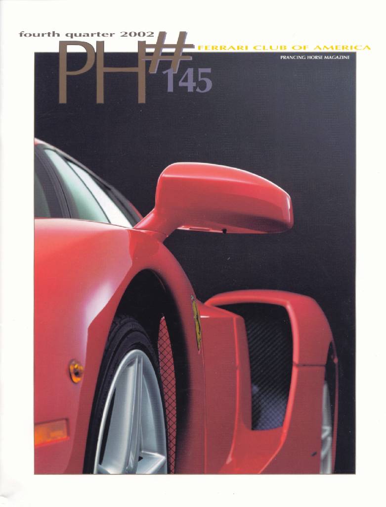 Cover of Prancing Horse issue 145, no. 145 - fourth quarter 2002