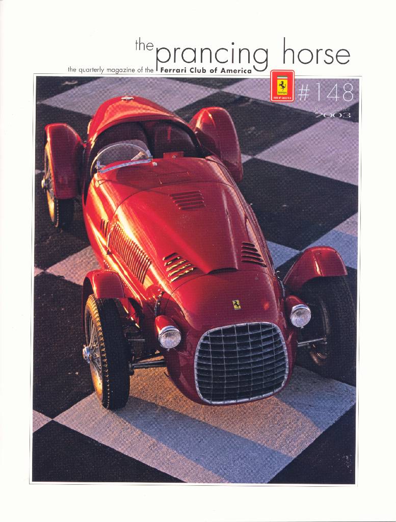 Cover of Prancing Horse issue 148, no. 148 - third quarter 2003