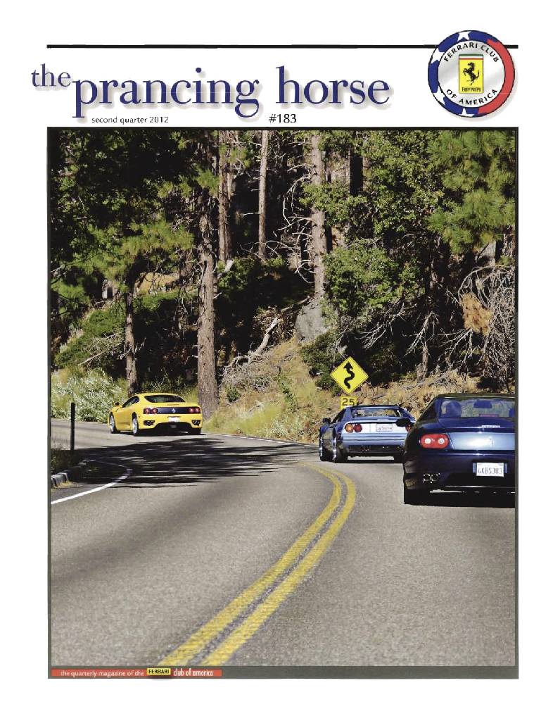Cover of Prancing Horse issue 183, no. 183 - second quarter 2012