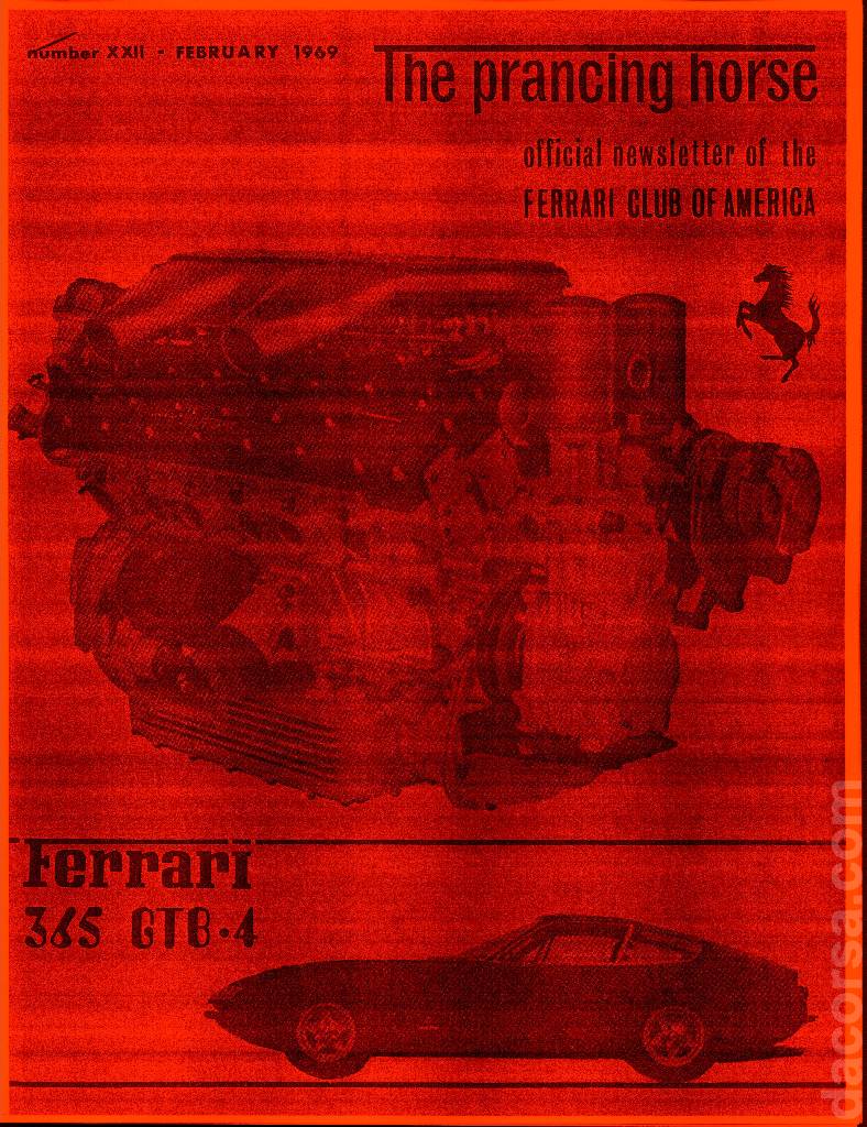 Cover of Prancing Horse issue 22, no. XXII - February 1969