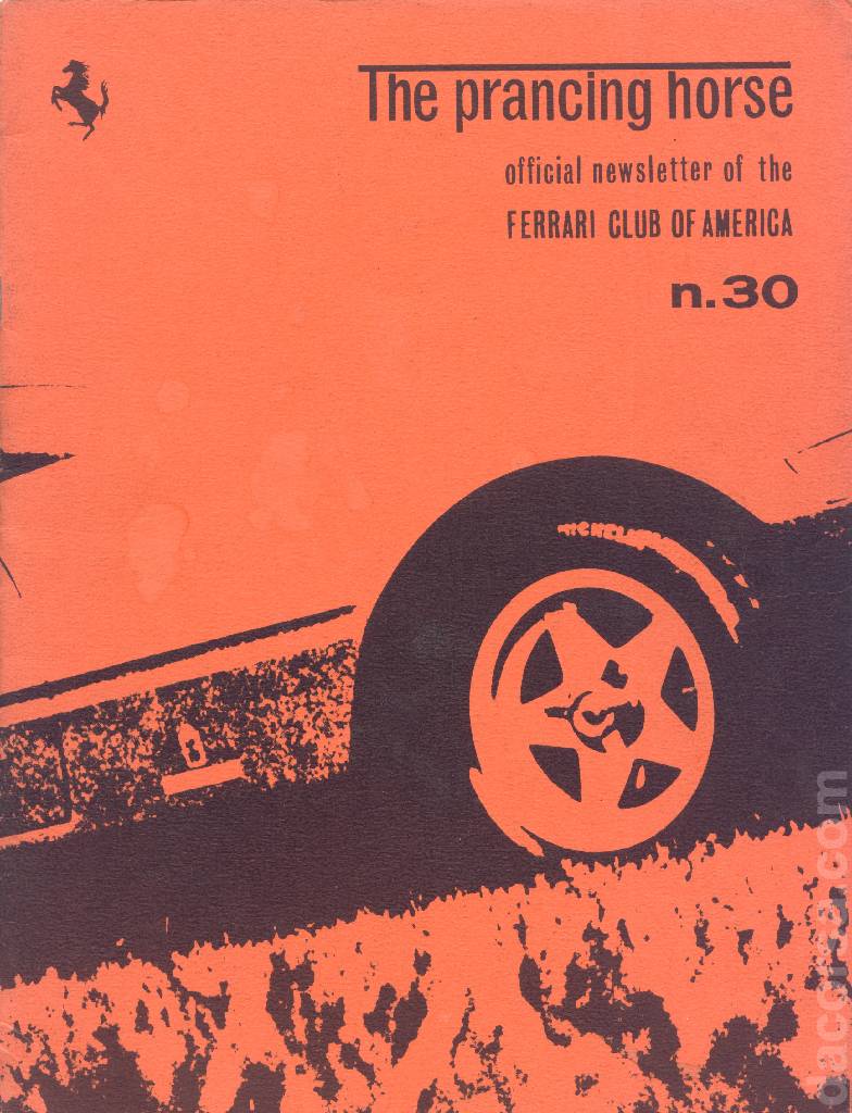 Cover of Prancing Horse issue 30, no. 30 - Fall 1970