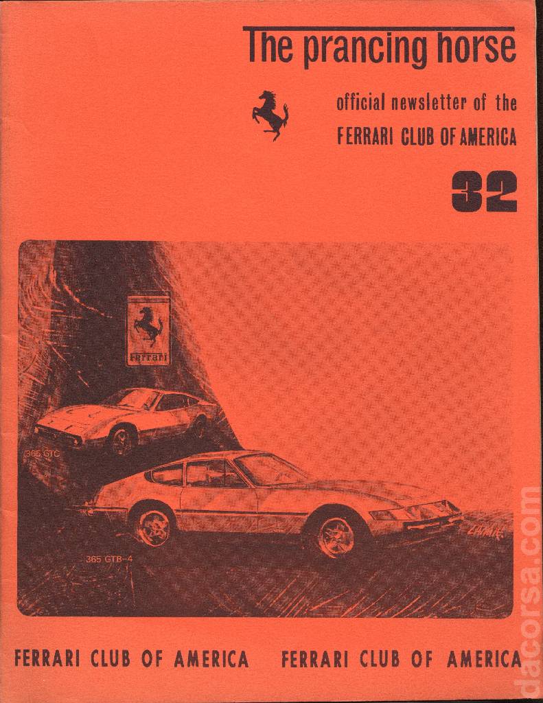 Cover of Prancing Horse issue 32, no. 32 - Summer 1971