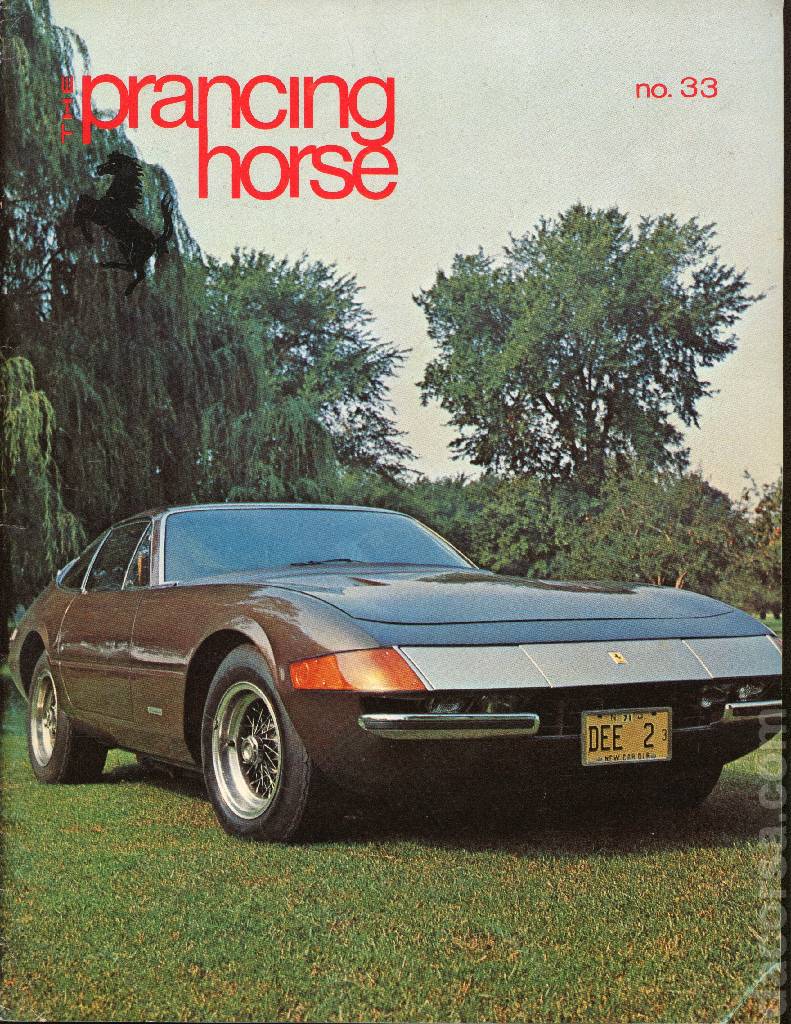 Cover of Prancing Horse issue 33, no. 33 (1971)