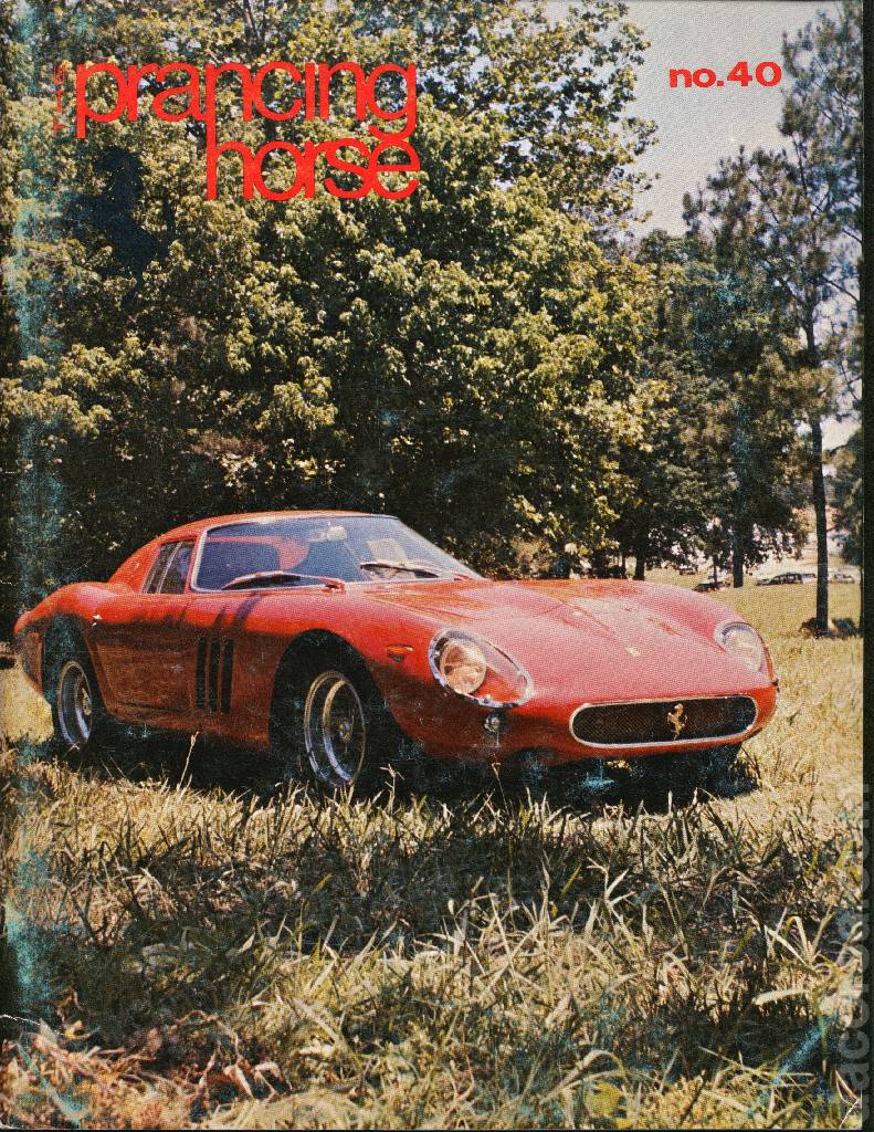 Cover of Prancing Horse issue 40, no. 40 (1974)