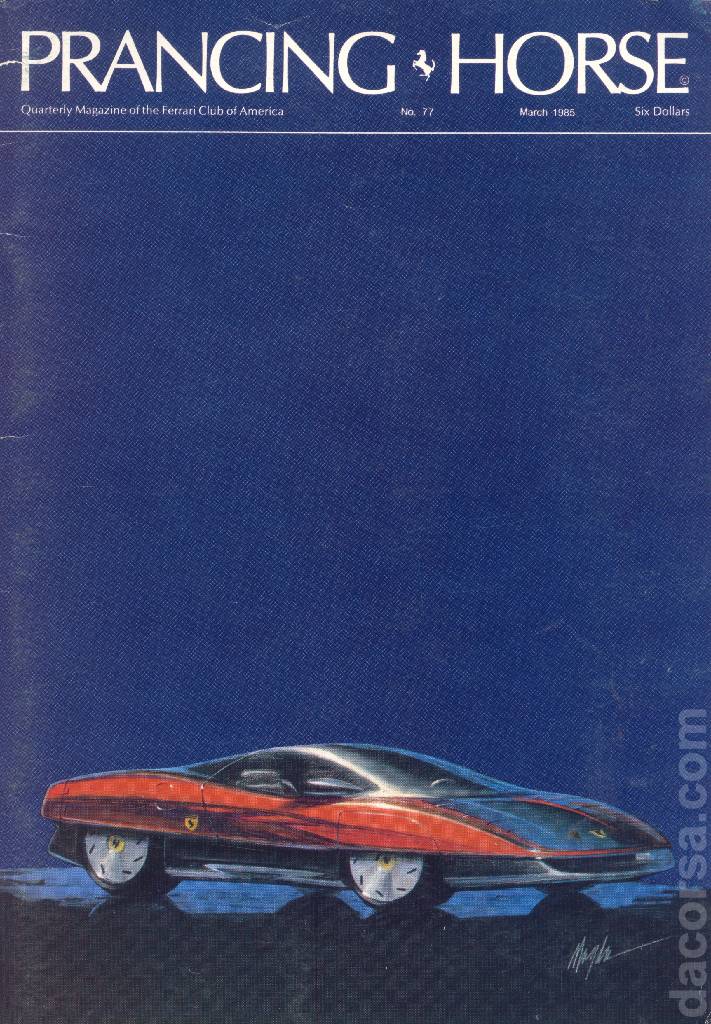 Cover of Prancing Horse issue 77, no. 77 - March 1985