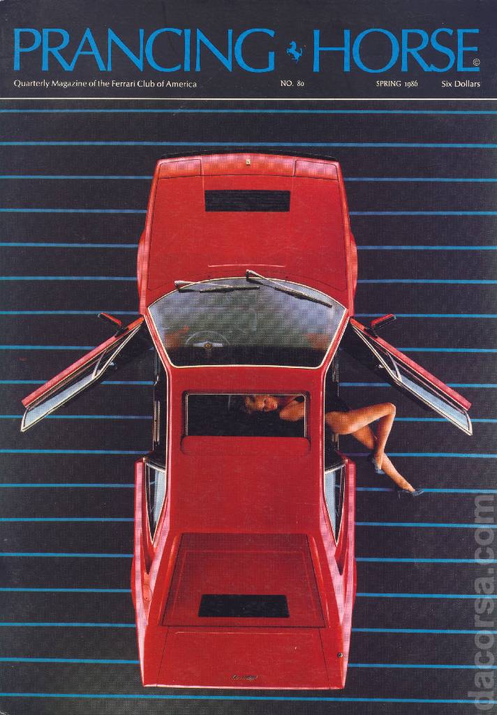 Cover of Prancing Horse issue 80, no. 80 - Spring 1986