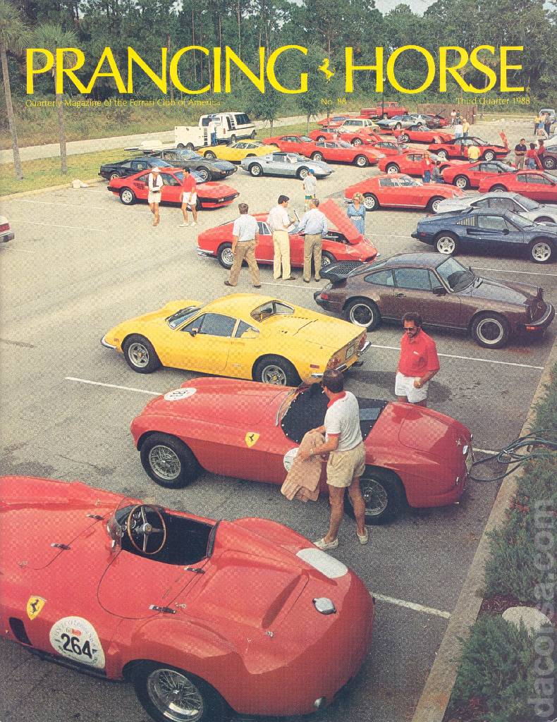 Cover of Prancing Horse issue 88, no. 88 - third quarter 1988