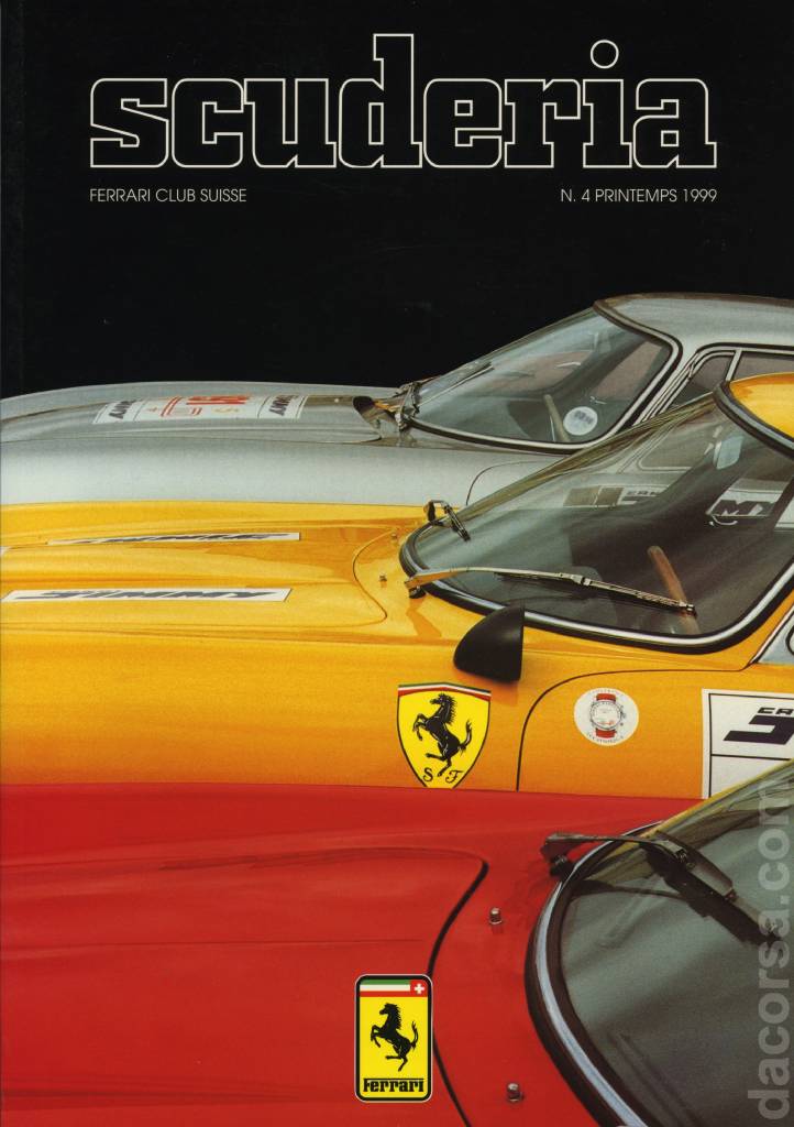 Cover of SCUDERIA (printemps 1999) issue 4, Scuderia Magazine