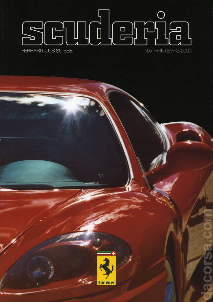 Cover of SCUDERIA (printemps 2000) issue 5, Scuderia Magazine