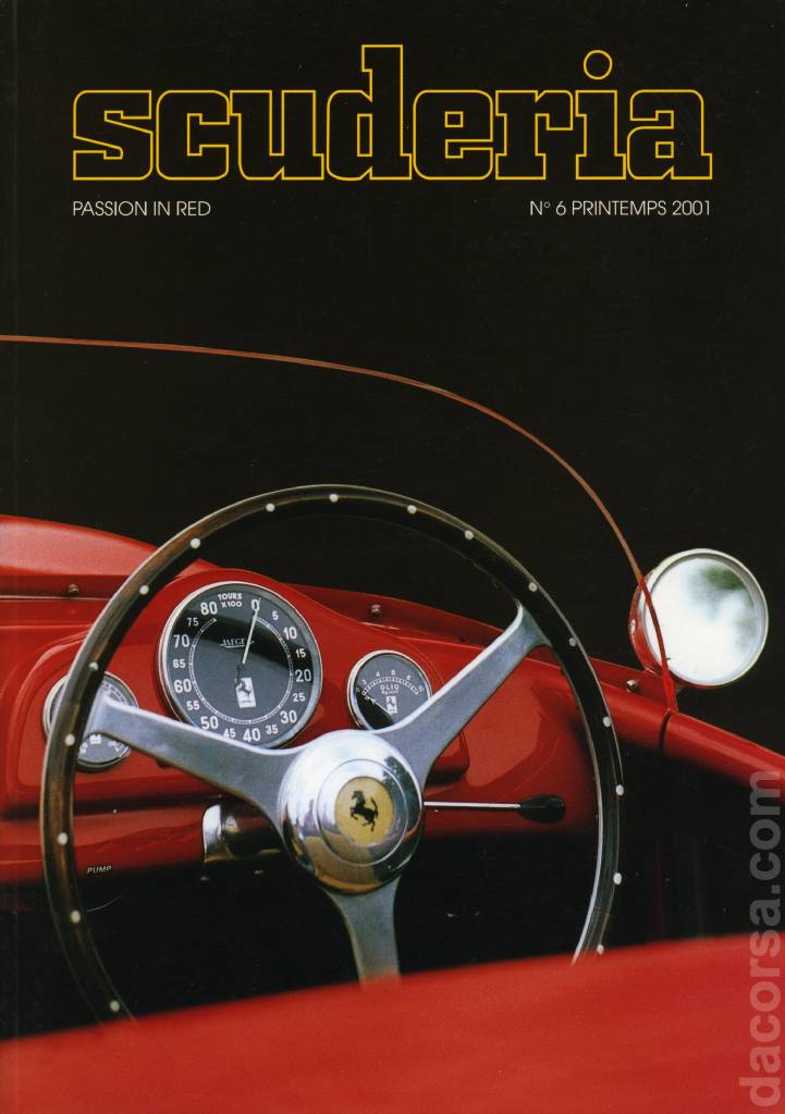 Cover of SCUDERIA (printemps 2001) issue 6, Scuderia Magazine