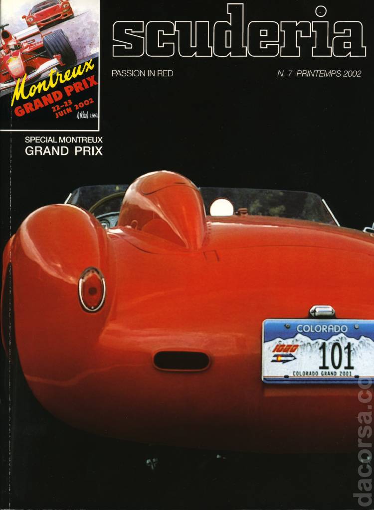 Cover of SCUDERIA (printemps 2002) issue 7, Scuderia Magazine