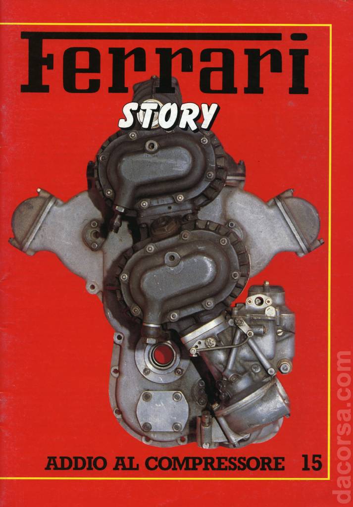 Cover of Ferrari Story (Addio al compressore) issue 15, %!s(<nil>)