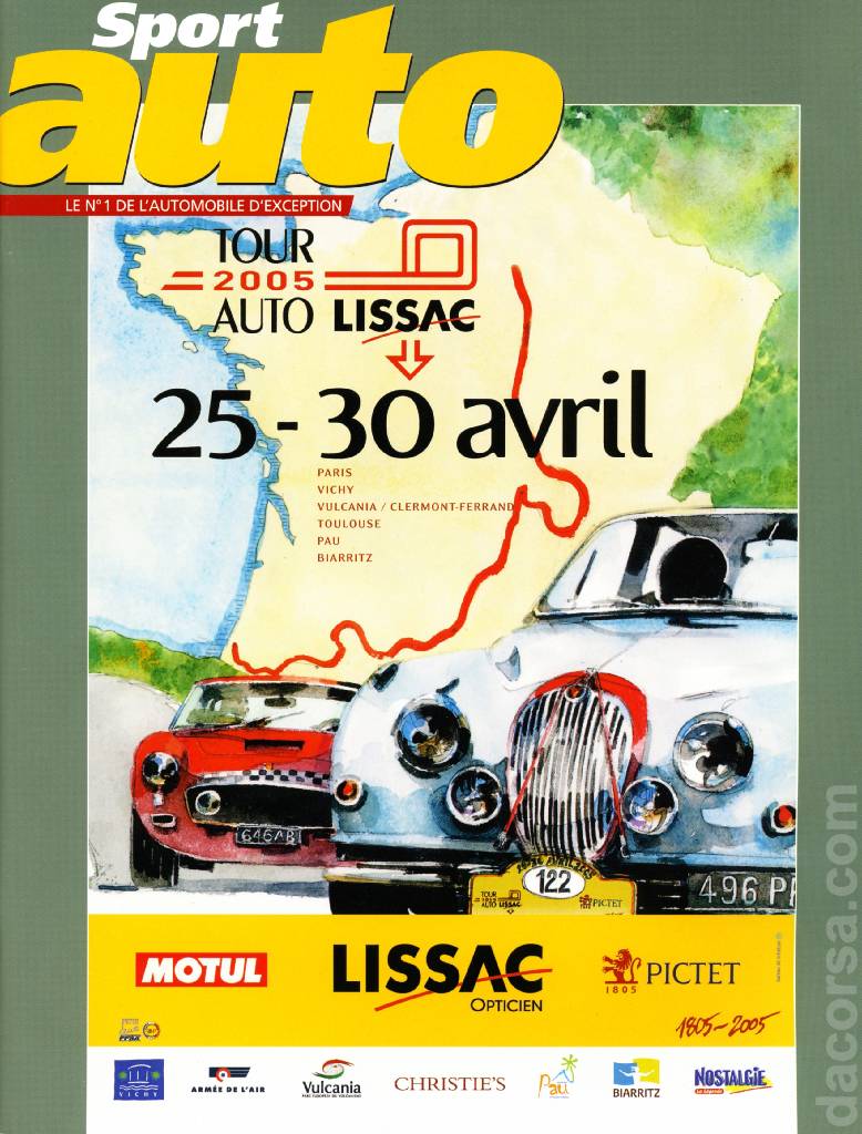 Cover of Programme 2005 Tour Auto, %!s(<nil>)