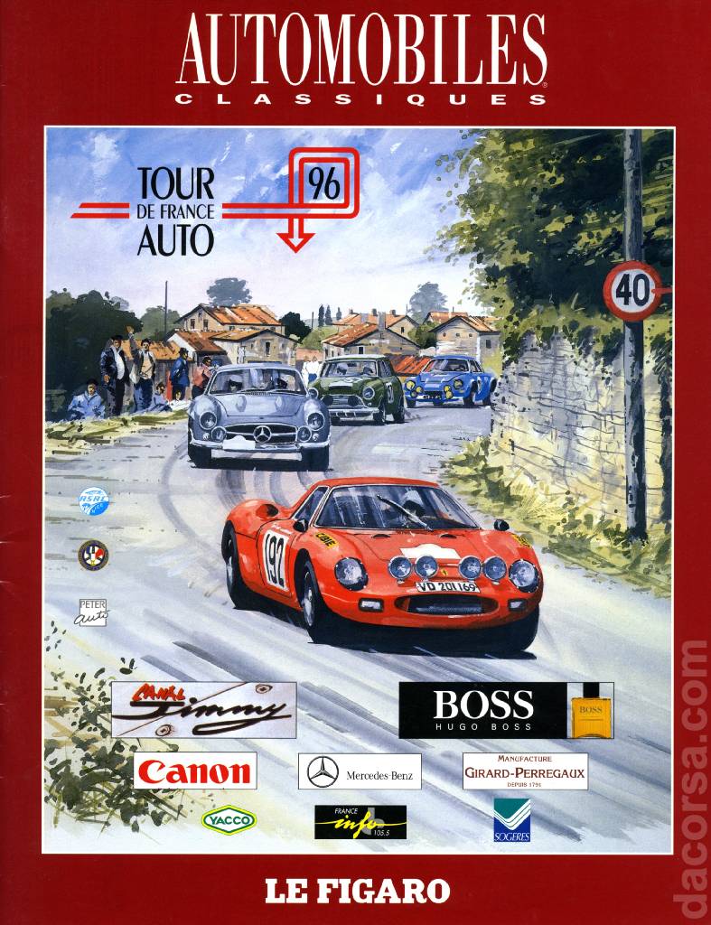 Cover of Programme 1996 Tour de France AUTO, Tour Auto