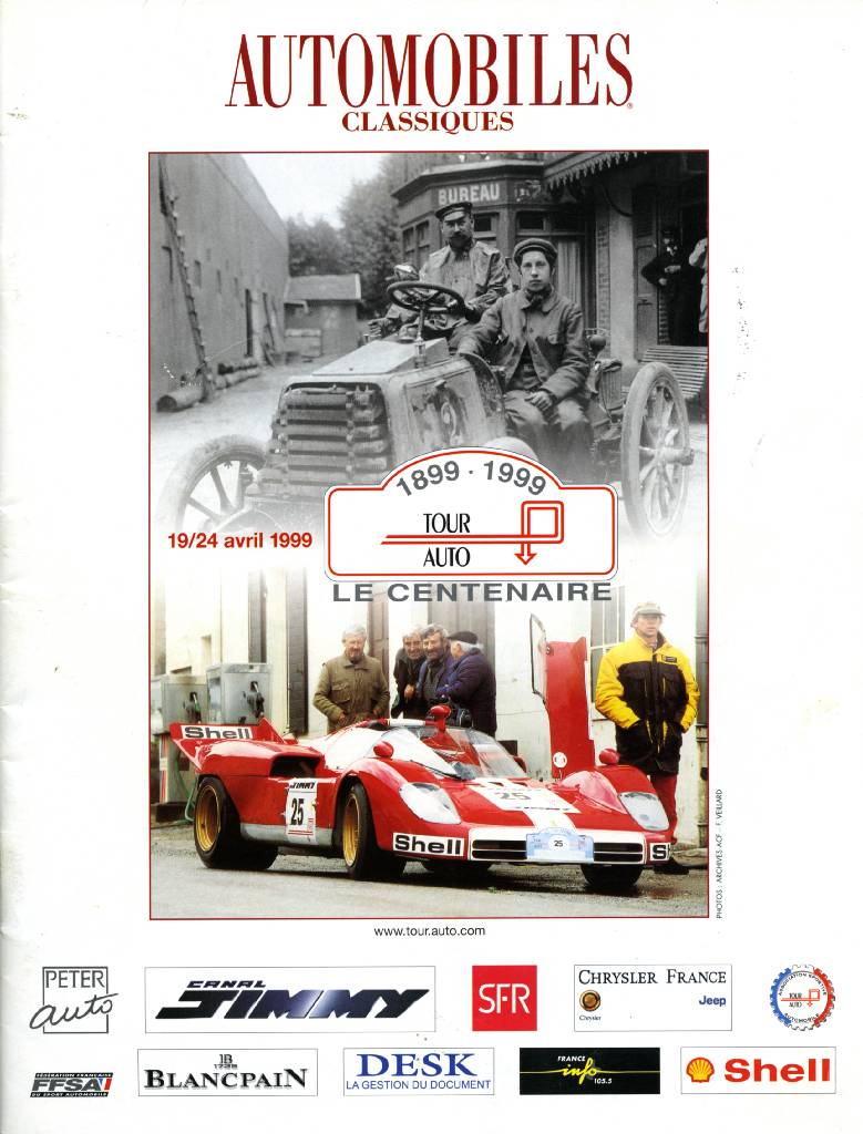 Cover of Programme 1999 Tour Auto, %!s(<nil>)