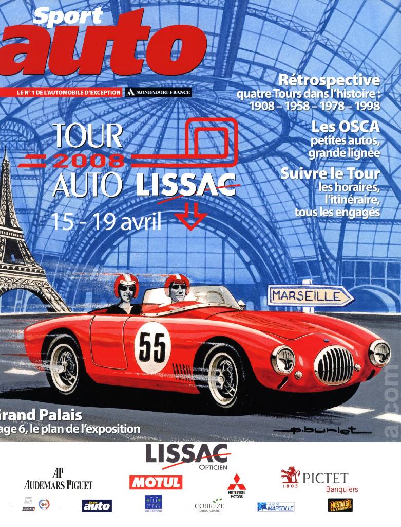 Cover of Programme 2008 Tour Auto, %!s(<nil>)